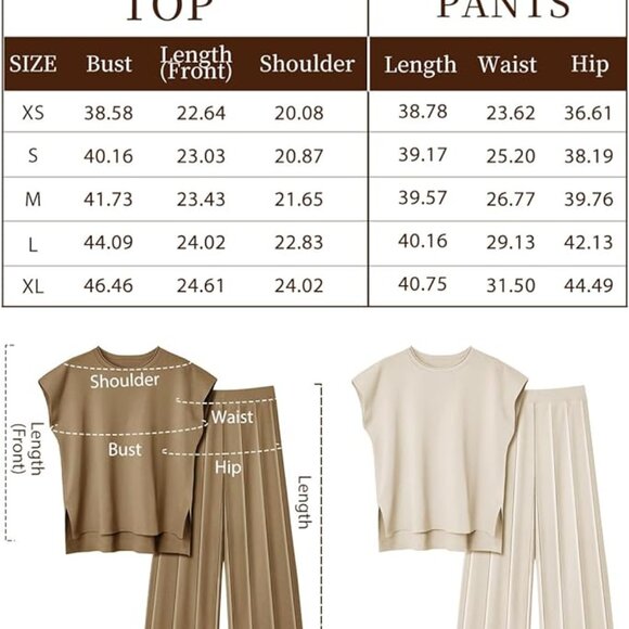 2 Piece Outfit- Casual Dressy Knit Lounge Set - Picture 4 of 5